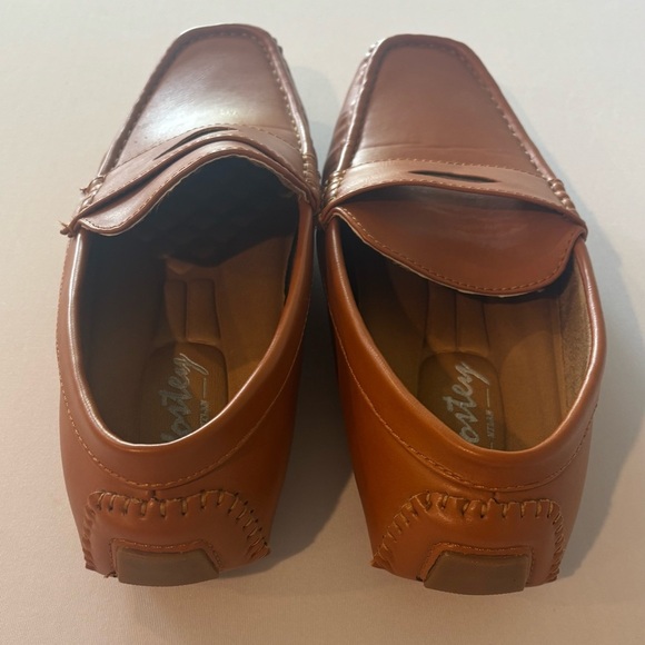 VOSTEY Men’s Brown Slip On Loafers Like New Size 8 or Women’s Size 9/9.5 - Picture 7 of 11